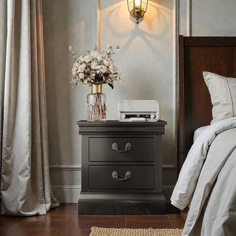 Nightstand With 2 Drawers HouseOfZazla