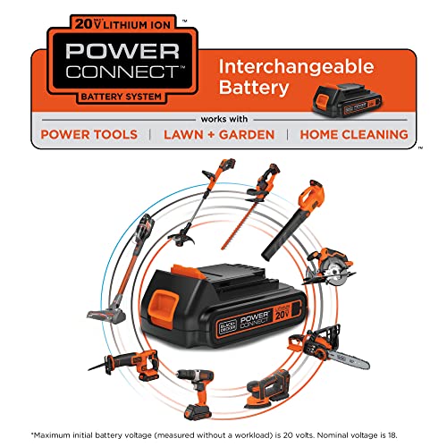 BLACK+DECKER 20V MAX 4Ah Lithium Ion Battery (LB2X4020-OPE) - WoodArtSupply