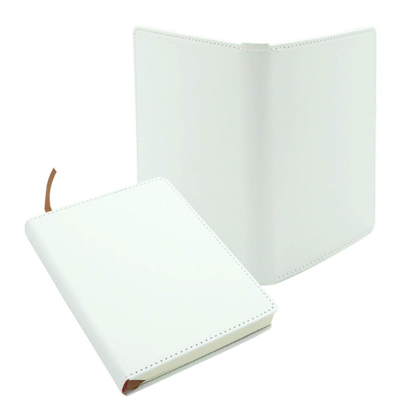 Wyleaves Sublimation Blank Notebook Journal Leather Notebook Thick Blank DIY Notebook Personalized Writing Paper Notebook for School Office Home Travel Supplies