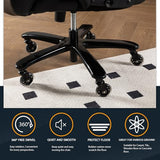 Big and Tall Office Chair for Heavy People, 500LBS High Back Extra Wide Heavy Duty Executive Office Chair Comfortable for Home Office, Large Computer Desk Chair with Adjustable Lumbar Support Brown ZSQN
