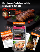 Nuwave Bravo XL Pro Air Fryer Toaster Oven with Grill Combo, 2025 New Ultra-Fast Convection System, 35% Crispier, 2X More Even, 142 Presets, 50-500F, Smarter Probe, PFAS Free, 30QT, Stainless Steel Nuwave