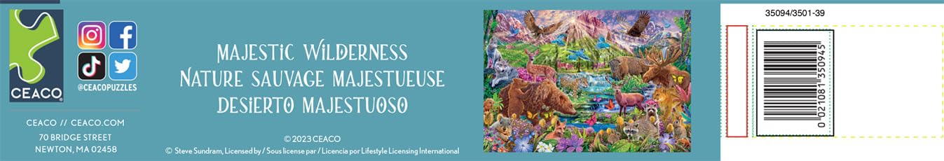 Ceaco - Majestic Wilderness - 2000 Piece Jigsaw Puzzle - WoodArtSupply