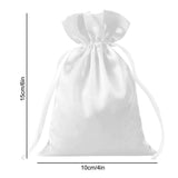 ZUYYON 24 Pcs Sublimation Blank Small Drawstring Bags 4x6 Inch Satin White Gift Bags Reusable Heat Press Goodies Pouch Sachet for Wedding Party Favors ZUYYON