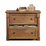 Sauder Palladia File Cabinet, Vintage Oak finish Sauder