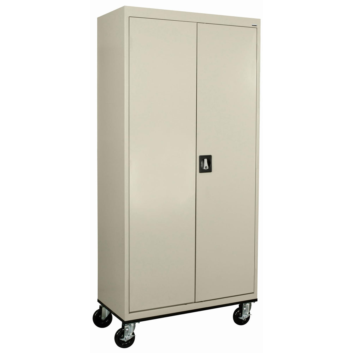 Sandusky Lee Transport Series Mobile Storage Cabinet, Putty Sandusky