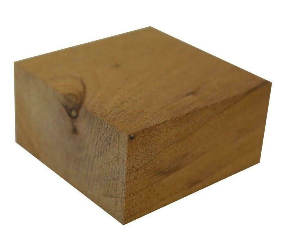 Exotic Wood Zone African Mahogany Wood Bowl Blanks Size 8" x 8" x 2" Woodworking Hardwood Square Blocks Exotic Wood Zone