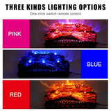 DAINIQUKANHAI Electric Fireplace Logs Realistic Flame Effect Candle LED Flame Light USB Powered Electric Fireplace Remote Control Fireplace Placement Home Decoration 12.4*5.91*7.87 In No Heat Function dainiqukanhai