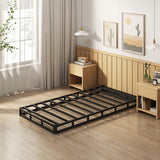 EMODA 5 Inch Twin Box Spring Bed Base, 1500 LBS Heavy Duty Metal Mattress Foundation with Fabric Cover, Easy Assembly EMODA