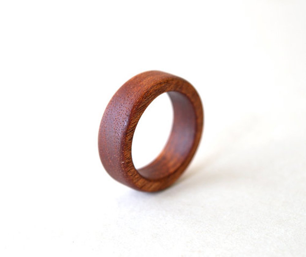 Mahogany Ring, Wood Ring, Wood Band, Mahogany wood ring, Wooden Wedding Jewelry, Mahogany Jewelry, Mahogany Wood Band, Holiday Gift, Personalized Ring Generic
