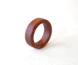 Mahogany Ring, Wood Ring, Wood Band, Mahogany wood ring, Wooden Wedding Jewelry, Mahogany Jewelry, Mahogany Wood Band, Holiday Gift, Personalized Ring Generic