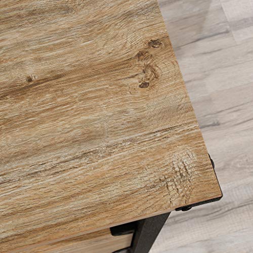 Sauder Steel River Desk, L: 47.48" x W: 23.47" x H: 29.53", Milled Mesquite finish Sauder