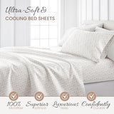 Linen Market Double-Brushed Patterned Microfiber Twin Sheet Set 3 Piece – Oeko-TEX Certified Ultra Soft & Wrinkle-Free - 16" Deep Pocket Sheets - Easy Care Twin Size - Soft Floral Pink Linen Market