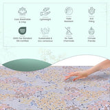 Feather & Stitch Softest 100% Cotton Sheets, 300 Thread Count Percale Weave Bedding, 16" Deep Pocket, Cooling Sheets, Breathable Bed Set, Hotel Premium Quality (King, Victorian Floral) FEATHER & STITCH NEW YORK