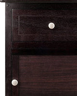 Winsome Eugene Accent Table, 18.90"W x 14.96"D x 25"H, Espresso Winsome