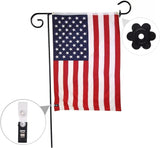 Blank Sublimation Garden Flag 12" x 18" DIY Lawn Flags Polyester Outdoor Single-sided Flag with Free Anti-Wind Clip and Stopper Yard Flag for Garden Or Yard Decoration（ 10 Pack） XZJMY