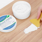 DEWEL Wood Putty, White Wood Filler, New Upgrade Wood Putty Filler Paintable, Stainable, Sandable, Wood Furniture Repair Kit Quickly Restore Wood DEWEL