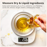Greater Goods Digital Kitchen Scale for Baking – Food Scale with Gram & Ounce Measurements, Easy Tare & Stable Readings, Precision Scale for Sourdough Bread, Baking & Cooking, 11 lb Capacity