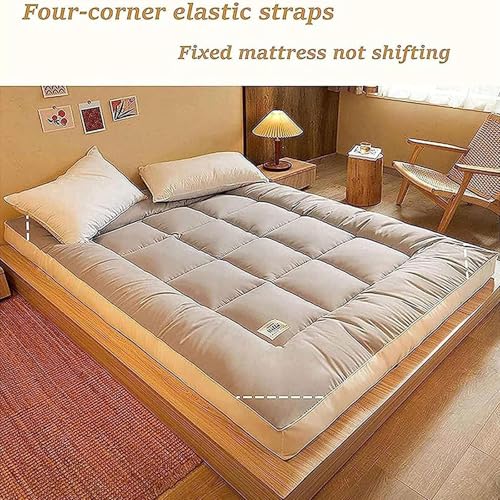 Japanese Floor Mattress, Japanese Thick Futon, Tri-fold Combination Mattress, Foldable Floor Mattress, Queen Size Futon Mattress, Adult Camping Mattress Guest Mat, Generic