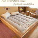 Japanese Floor Mattress, Japanese Thick Futon, Tri-fold Combination Mattress, Foldable Floor Mattress, Queen Size Futon Mattress, Adult Camping Mattress Guest Mat, Generic