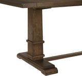 Crosley Furniture Joanna Modern Farmhouse Wood Dining Table, Dark Oak Crosley Furniture
