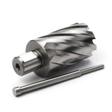 OSCARBIDE Annular Cutter 1-1/2 inch Cutting Diameter 2 inch Depth of Cut,3/4 inch Weldon Shank 2 Flat Mag Drill Bit with Pilot Pin for Magnetic Drill Press,1 Piece OSCARBIDE