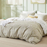 Bedsure Twin/Twin XL Comforter Set - Linen Bed Set, 2 Pieces Cute Floral Bedding, 1 Soft Reversible Botanical Flowers Comforter and 1 Pillow Sham Bedsure