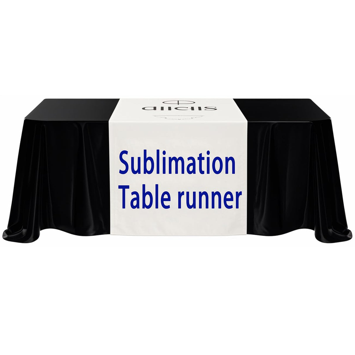 1 PCS Sublimation table banner 72" x 24" White 100% polyester table runner Sublimation Blanks personalized table runner with logo,Table Decor, Party Decor, Vendor Booth, Blank Banner (1 PCS) ARKBAODAN