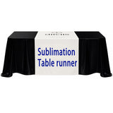 1 PCS Sublimation table banner 72" x 24" White 100% polyester table runner Sublimation Blanks personalized table runner with logo,Table Decor, Party Decor, Vendor Booth, Blank Banner (1 PCS) ARKBAODAN