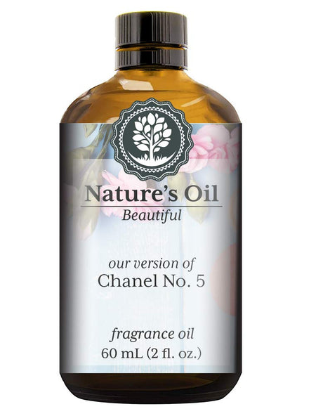 Our Version of No. 5 Fragrance Oil (60ml) for Perfume, Diffusers, Soap Making, Candles, Lotion, Home Scents, Linen Spray, Bath Bombs, Slime Nature's Oil