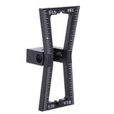 Garosa Dovetail Marker Guide Aluminum Alloy Dovetail Making Jig 1:5 1:6 1:7 1:8 Slopes Marking Gauge Woodworking Tool DIY Wooden Joints Scribing Garosa