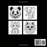 ANIMAL MANDALAS, coloring book for kids: 50 beautiful mandalas to relax your kids WoodArtSupply