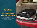 SnapSafe Under Bed Safe, Medium – Under Bed Gun Safe for Firearms, Ammunition and Valuables – Fits in Trunk of Small SUVs – Easy Access, Out of Sight, Space Saving – Black, 26 x 5 x 20 Inches SnapSafe