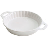 STAUB Ceramics Bakeware-Pie-Pans Dish, 9-inch, White STAUB