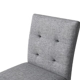 Bellemave 5 Piece Counter Height Dining Table Set for 4 High Top Square Kitchen Table and Chairs Dinning Room Small Breakfast Table Set Pub Table and High-Back Chairs Set of 4.(Grey) Bellemave