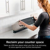 Ninja, Toaster Oven, Air Fryer, Thermometer, Toaster Oven Air Fryer Combo, Stainless Steel, Quick meals, Fries, Frozen Food, Air Fry, Dehydrate, Reheat, 13-in-1,Less Oil, Flip Away Oven, Foodi, SP351 Ninja