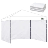 Instant Canopy Sidewalls for 10x10 Pop Up Canopy Tent, 300D Waterproof Material for Outdoor Events, Vendor Booths, and Privacy (Sidewalls Only, Canopy Not Included) (3 PCS) FLAGLY