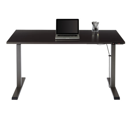 Realspace® Magellan Performance Electric 60" W Height-Adjustable Standing Desk, Espresso Realspace