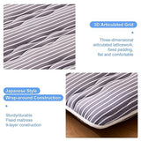 jzbearapt Premium Foam Japanese Floor Mattress Futon Mattress,100% High Density Comfortable Foam,Thicken Tatami Mat Sleeping Pad,Portable Kids Adults Sleeping Mats for Guest Room, Dormitory jzbearapt