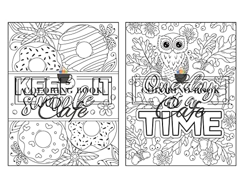 100 Inspirational Quotes Coloring Book for Adults: 100 Motivational Quotes, Positive Affirmations and Inspirational Phrases for Stress Relief and Relaxation