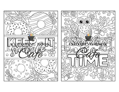 You Are Amazing: Inspirational Coloring Book for Adults Featuring Positive Quotes and Motivational Phrases for Stress Relief and Relaxation