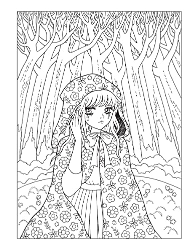 Creative Haven Manga Muses Coloring Book: Inspiring Anime, Manga, & Pop Surrealist Designs (Adult Coloring Books: Fantasy) WoodArtSupply