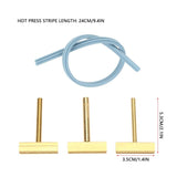 3pcs T Tip Soldering Iron with Hot Press Stripe for LCD Screen Flex Ribbon Cable Repair 30W/40W/60W Hilitand