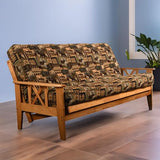 Futon Cover Only UpNorth Premium Fabric Collection Fits 6-8 inch Futon Mattress Full Size (Wildlife Resort) FutonX