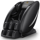 Full Body Massage Chair Recliner with Zero Gravity,Heat Therapy & Air Compression for Back, Neck, Legs, Shoulder, Arms, Calves, Bluetooth, Adjustable, for Home/Office Use, Ideal Wellness Gift, Black GDFStudio