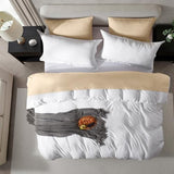 Hearth & Harbor Queen Duvet Cover Set - Queen Soft Prewashed White Duvet Cover, 3 Piece Set with Zipper Closure, 1 Duvet Cover 90x90 inches and 2 Pillow Shams Hearth & Harbor