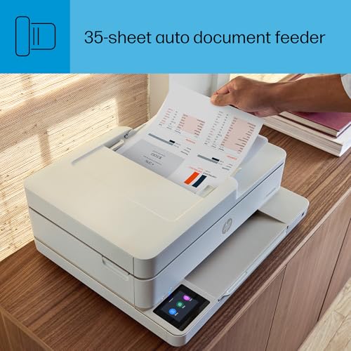 HP Envy 6555e Wireless All-in-One Color Inkjet Printer, Print, scan, Copy, Duplex Printing Best-for-Home, 3 Months of Instant Ink Included (714N5A) HP