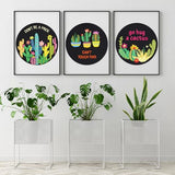 Louise Maelys Funny Cactus Embroidery Kits for Beginners,Cross Stitch Kit for Adults,Starters DIY Needlepoint Including Plant Pattern,Hoop,Instruction and Threads
