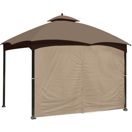 Ontheway Gazebo Replacement Privacy Curtain, 12ft Sidewall with Zipper Outdoor Universal Privacy Panel Sidewall (One Side Only) ontheway