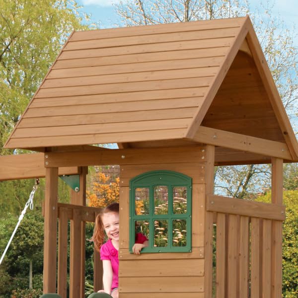 KidKraft Windale Fort Swing Set - WoodArtSupply