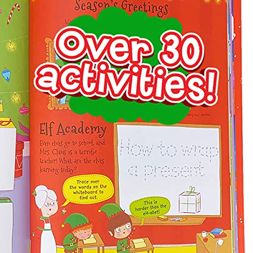 2000 Stickers Christmas Activity and Sticker Book for Kids Ages 3-7 - Puzzles, Mazes, Coloring, Dot-to-Dot, And More! (2000 Sticker Activity Books) - WoodArtSupply